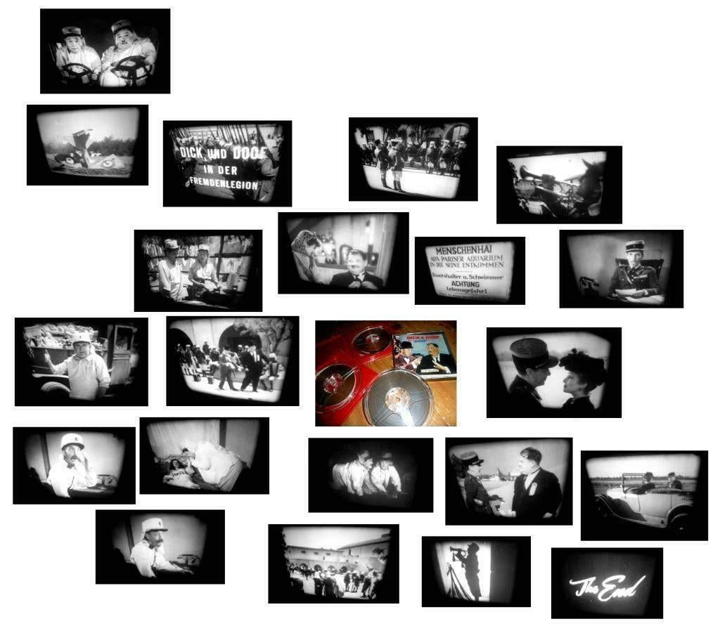 8mm film Laurel & Hardy - Flying Deuces - 1939 - geluid -, Ophalen of Verzenden, 8mm film