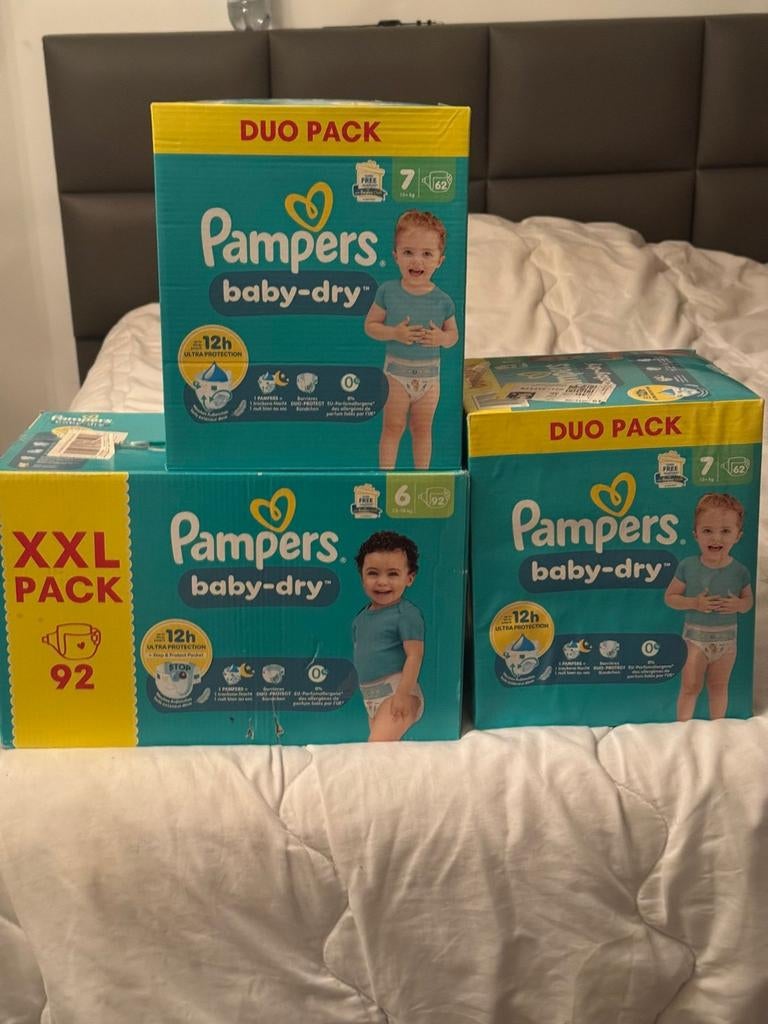 3 dozen Pampers Baby-Dry luiers - Nieuw, Ophalen