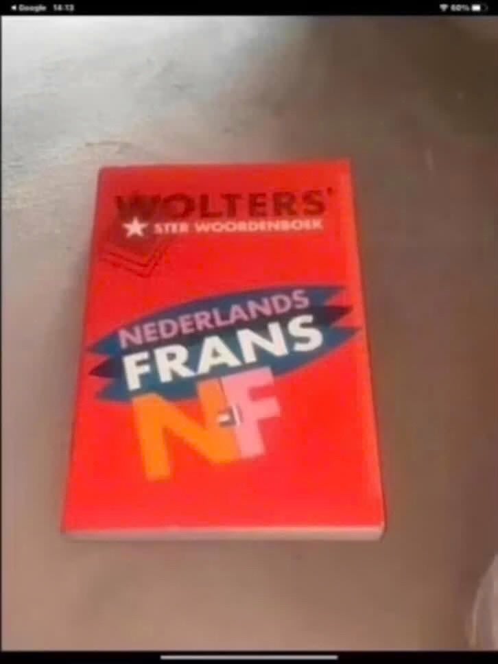 Wolters' Ster Woordenboek Nederlands Frans, Boeken, Woordenboeken, Ophalen of Verzenden, Gelezen, Koenen of Wolters, Nederlands