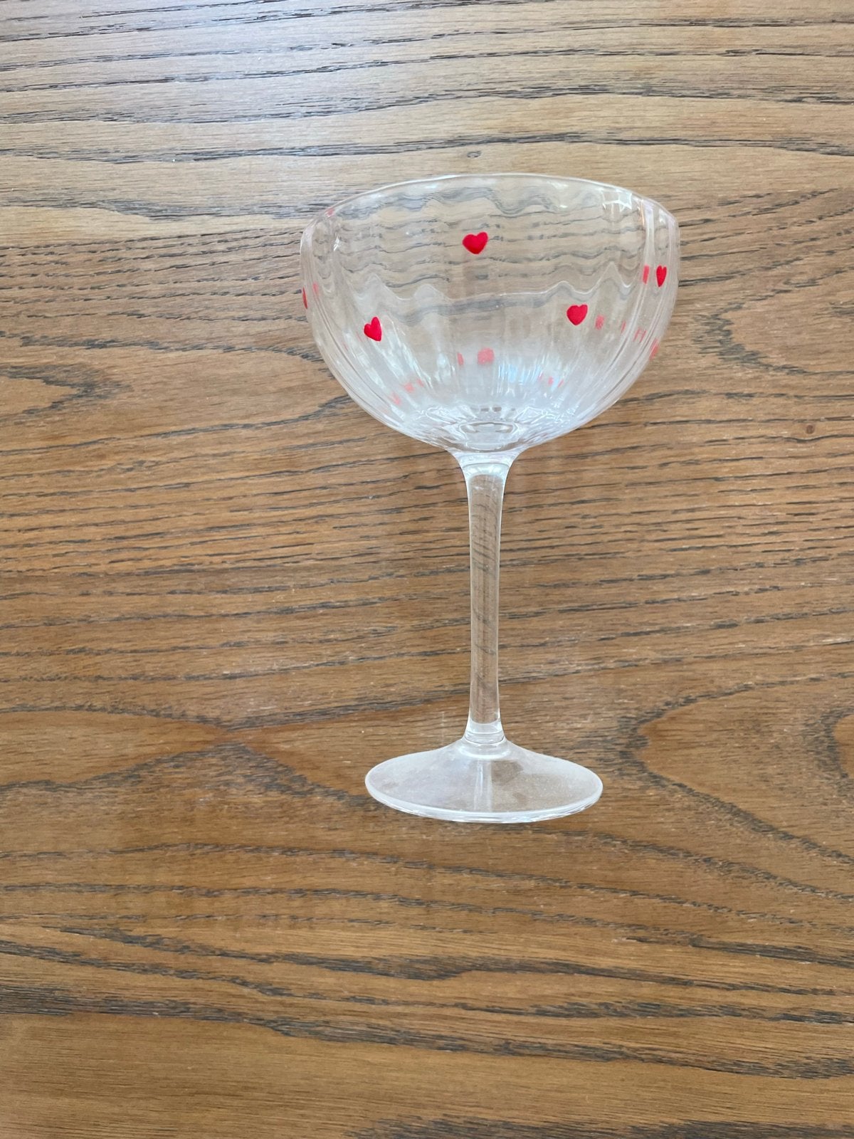 Sissy-Boy glas met hartjes, Huis en Inrichting, Ophalen, Glas of Glazen, Overige merken, Modern