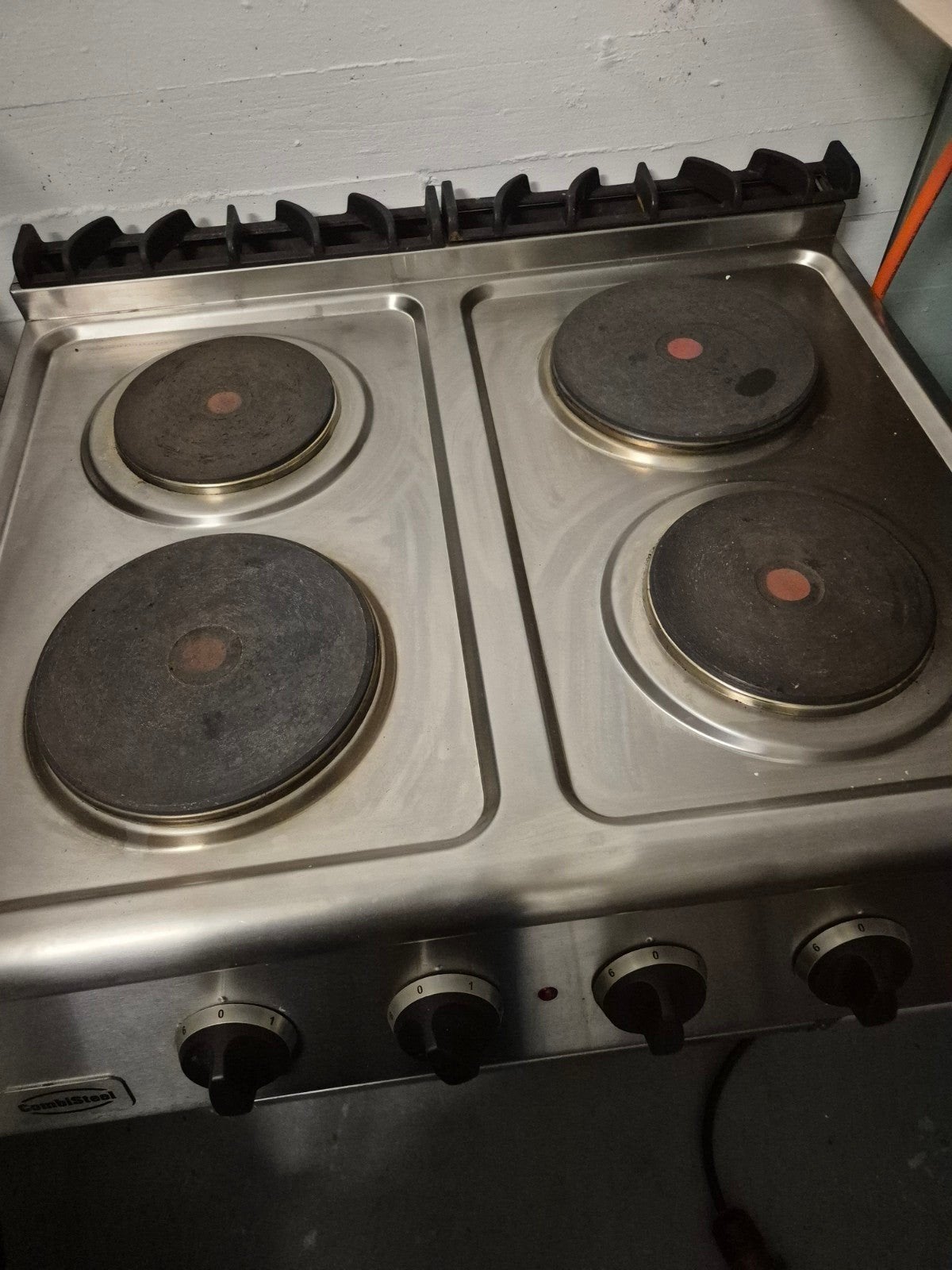 CombiSteel Elektrisch Fornuis met Gasbranders - 400V, Ophalen of Verzenden