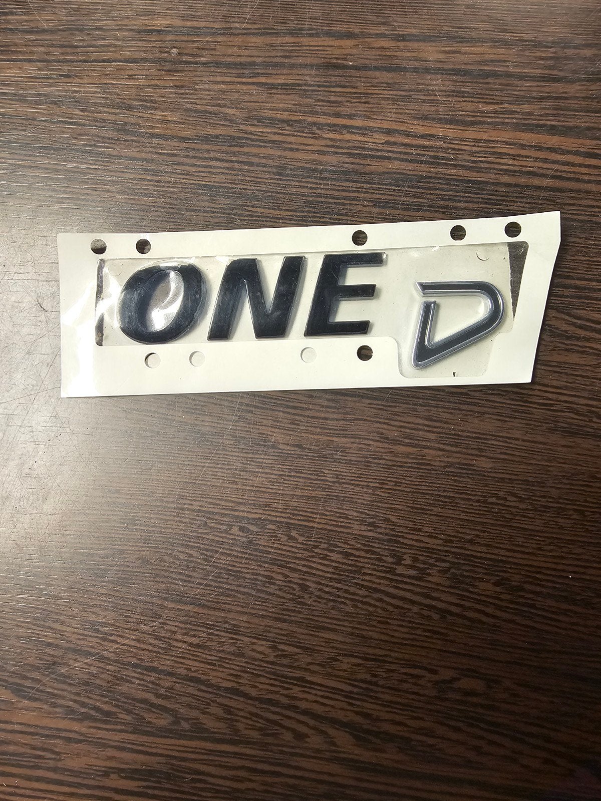 Origineel Mini Cooper ONE D embleem, Ophalen of Verzenden