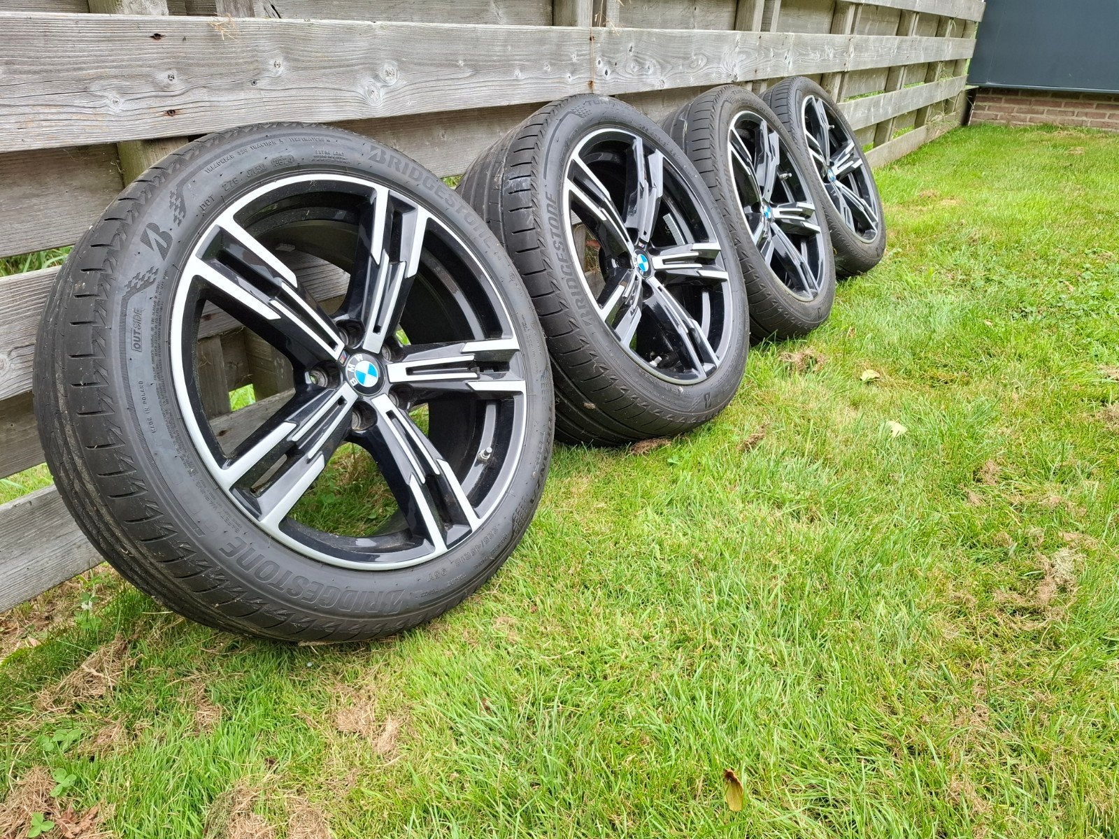 BMW 18 inch 848M Bridgestone zomerbanden 225/45R18&255/40/18, Auto-onderdelen, Banden en Velgen, Ophalen, 18 inch, Gebruikt, Banden en Velgen