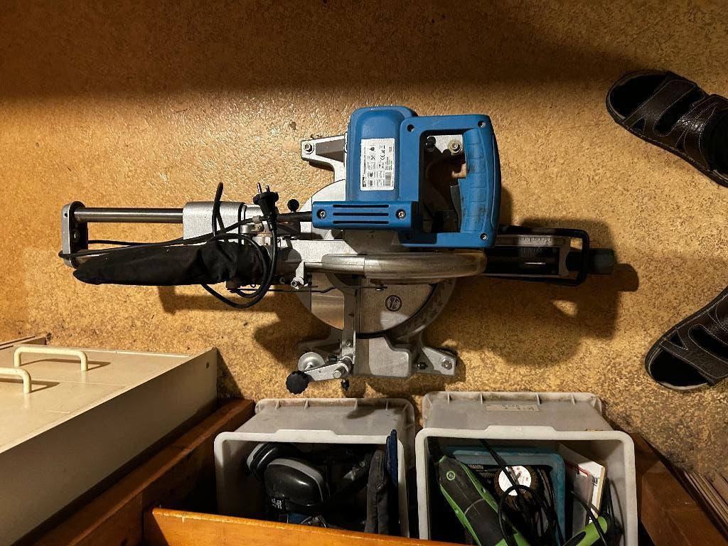 Afkortzaag, Doe-het-zelf en Verbouw, Gereedschap | Zaagmachines, Ophalen, Gebruikt, 70 mm of meer, 600 tot 1200 watt