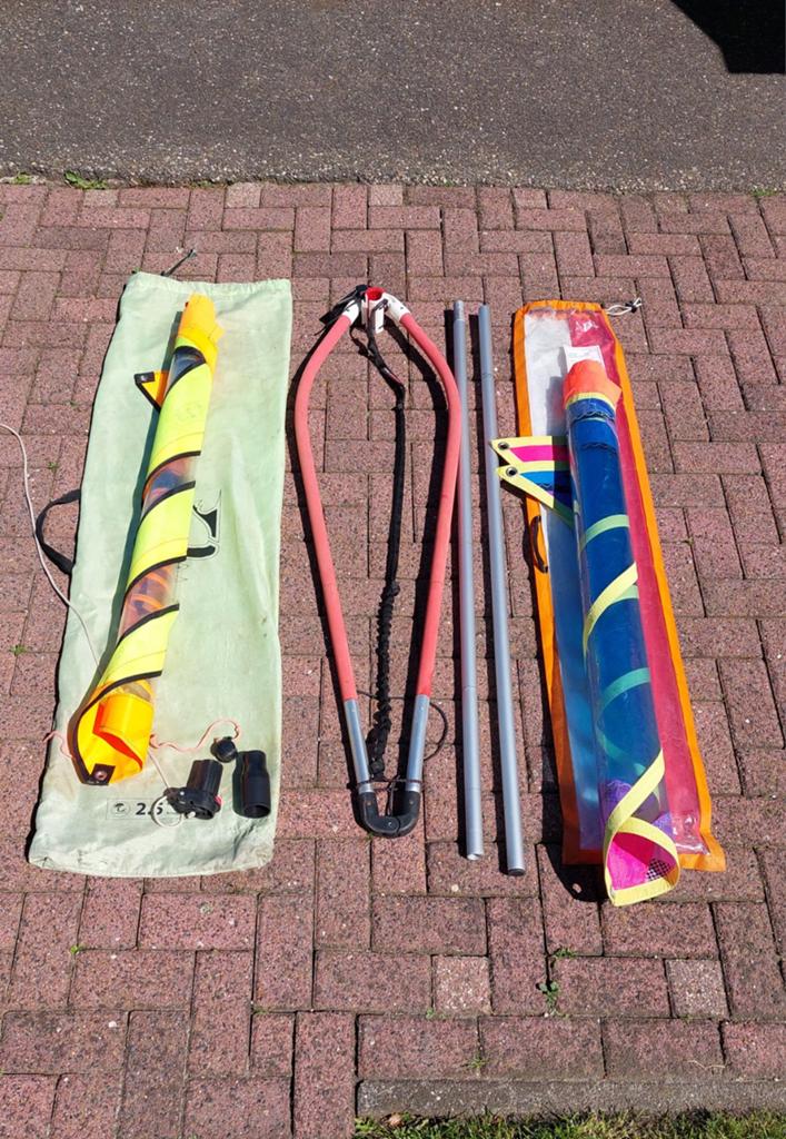 1kindertuig + extra zeil, Ophalen of Verzenden, Zeil, Met draagtas, Minder dan 3.5 m²