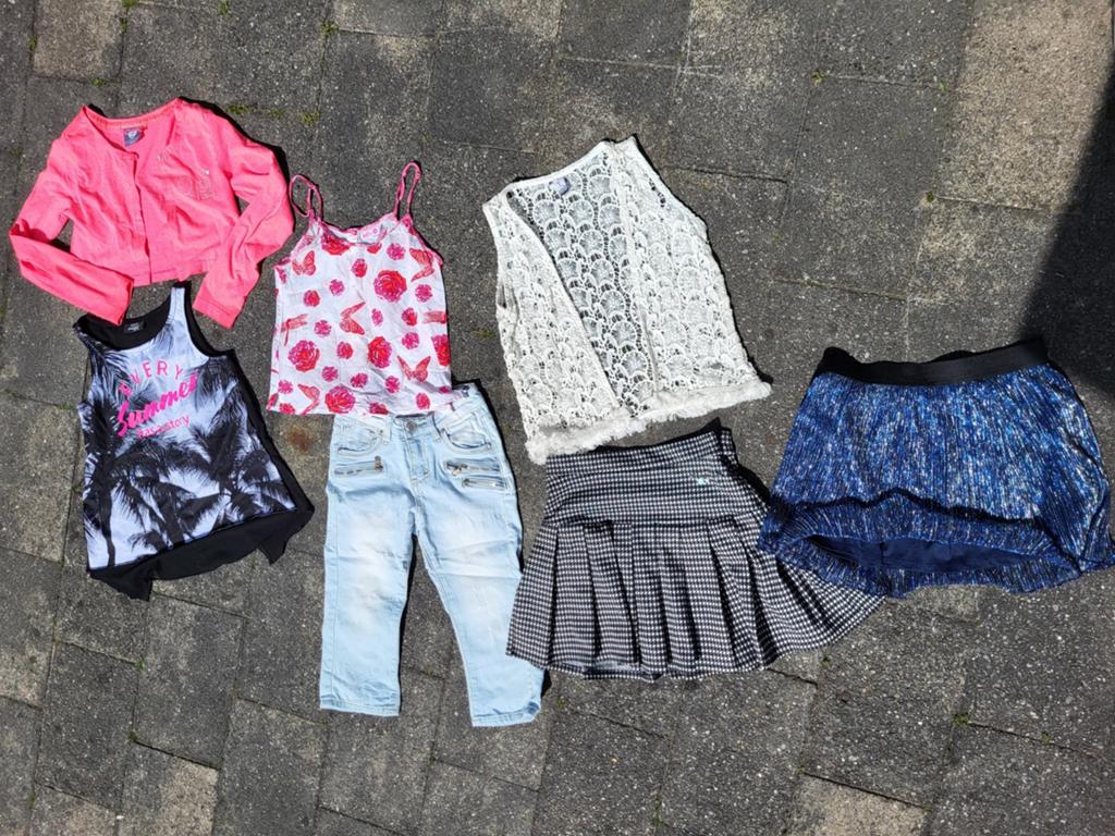 Zomerkleding 134/140 oa shoeby, loff en quapi, Ophalen of Verzenden, Zo goed als nieuw, Maat 134