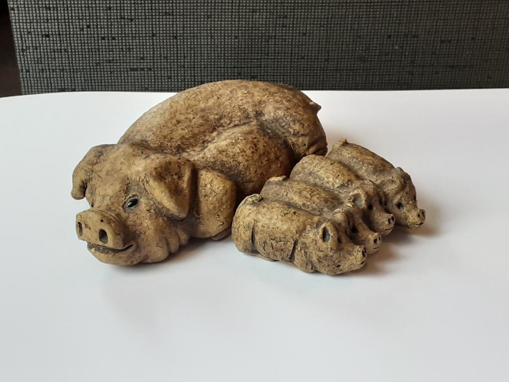 beeldjes varkens, Ophalen of Verzenden, Zo goed als nieuw