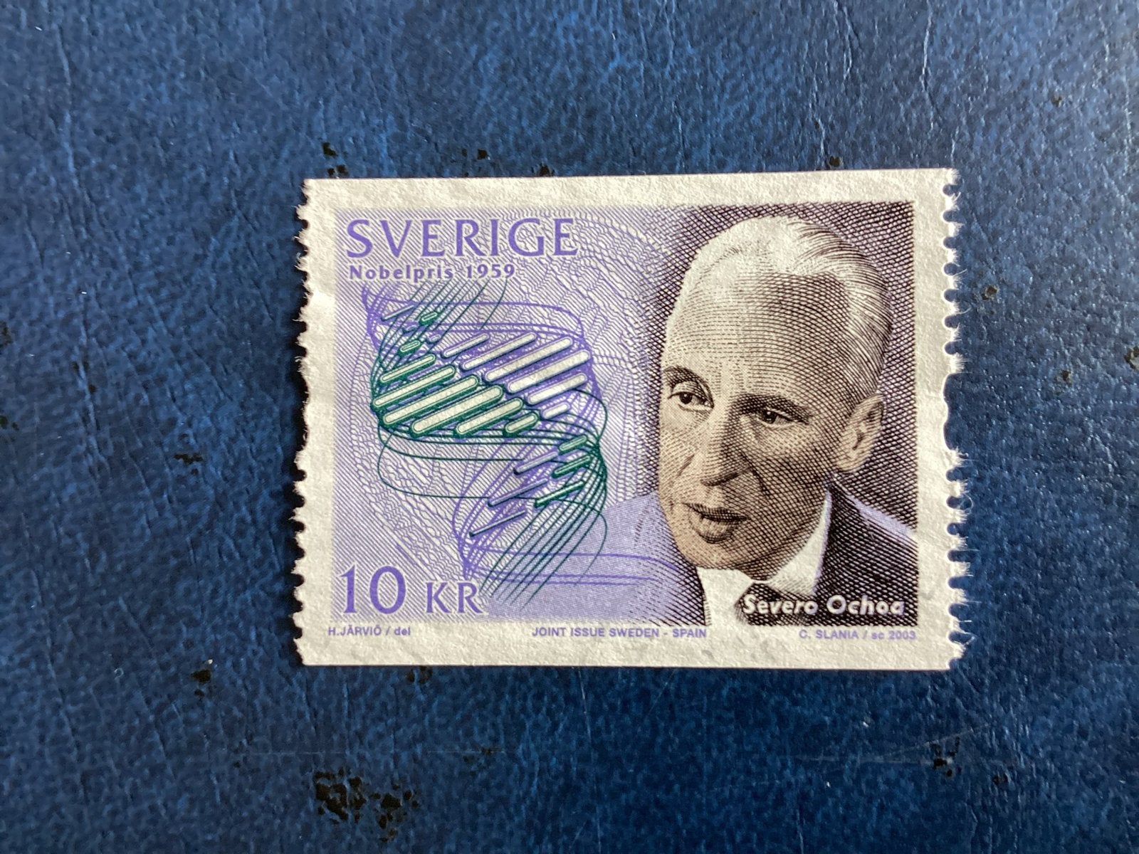 Zweden 2003- Mi.2354- Nobelprijs 1959 Severo Ochoa 10 KR, Verzenden, Zweden, Gestempeld