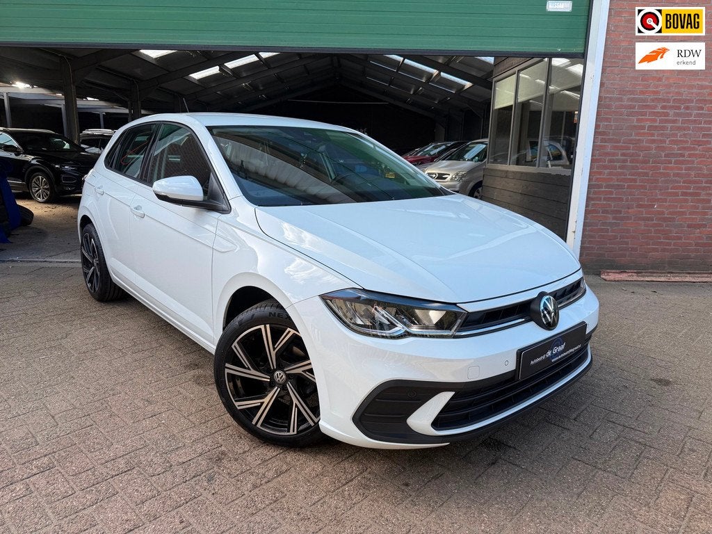 Volkswagen Polo 1.0|CARPLAY/PDC/LED/DIGITAAL/STOELVERW, Auto's, Gebruikt, Wit, 19 km/l, Geïmporteerd