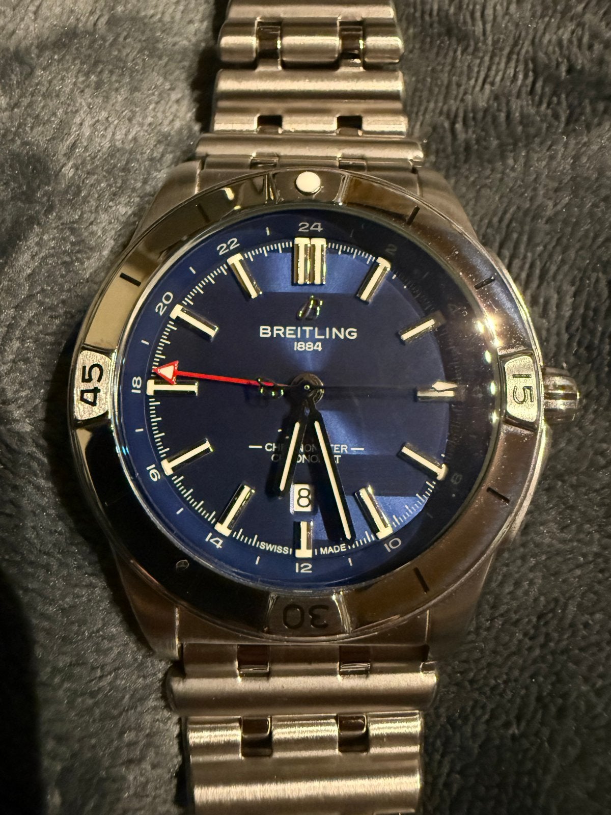 Breitling Chronomat, Gebruikt, Staal, Breitling, Polshorloge