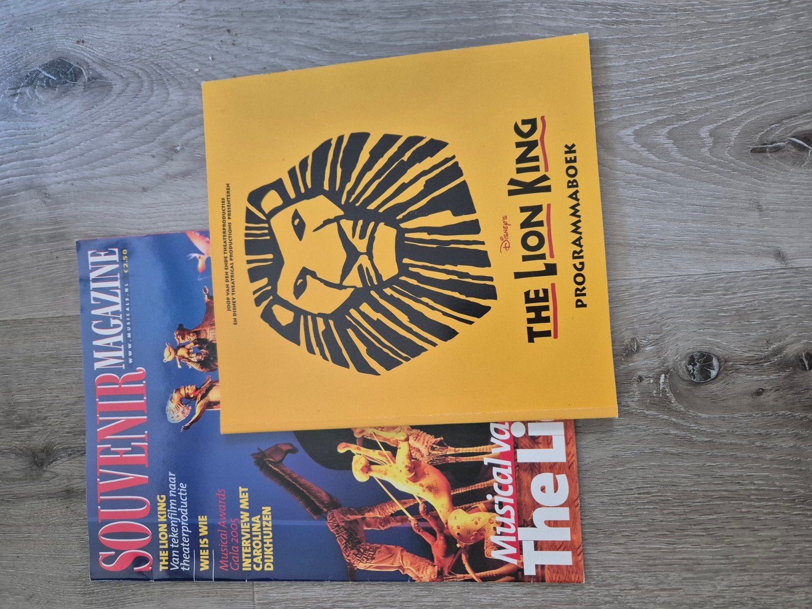 Musical - Lion King programmaboekje, Ophalen of Verzenden, Zo goed als nieuw, Kunst en Cultuur
