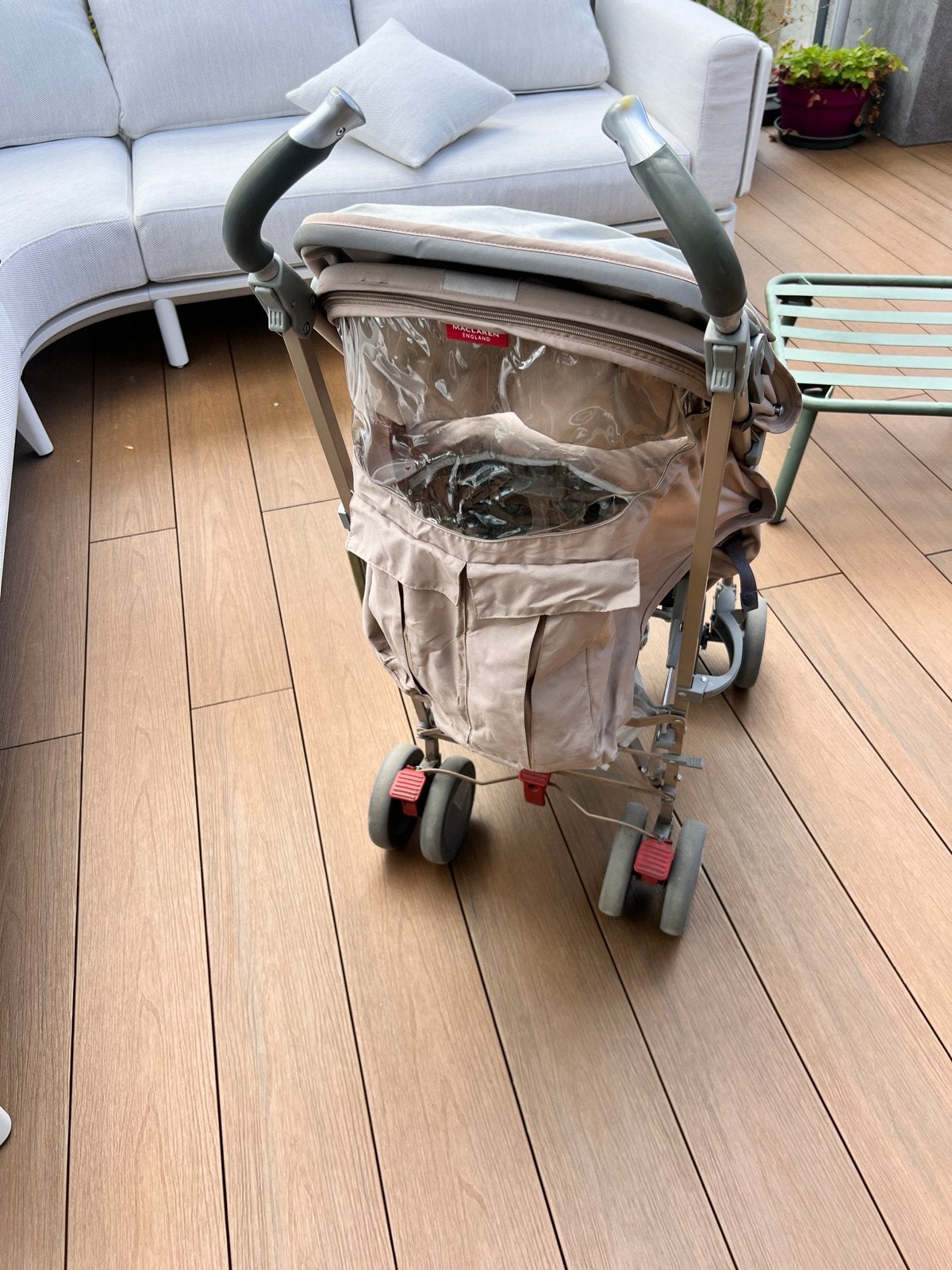 Maclaren Buggy met regenhoes - Gebruikt, Kinderen en Baby's, Ophalen, Gebruikt, Maclaren, Regenhoes