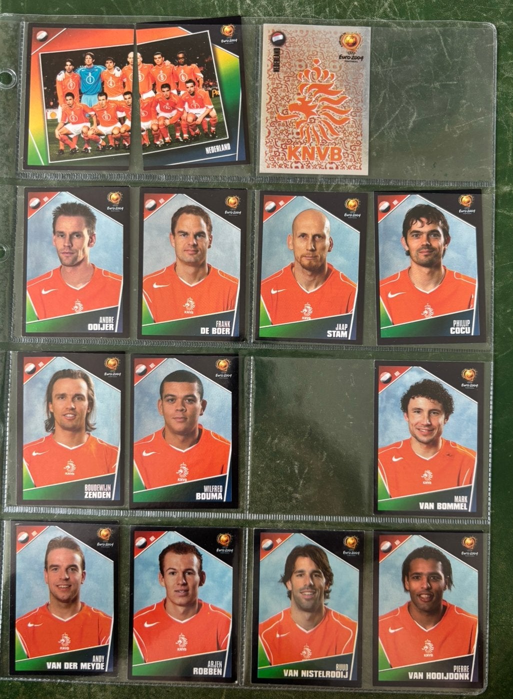 14 panini plaatjes Nederland Euro 2004, Verzamelen, Sportartikelen en Voetbal, Ophalen of Verzenden, Zo goed als nieuw