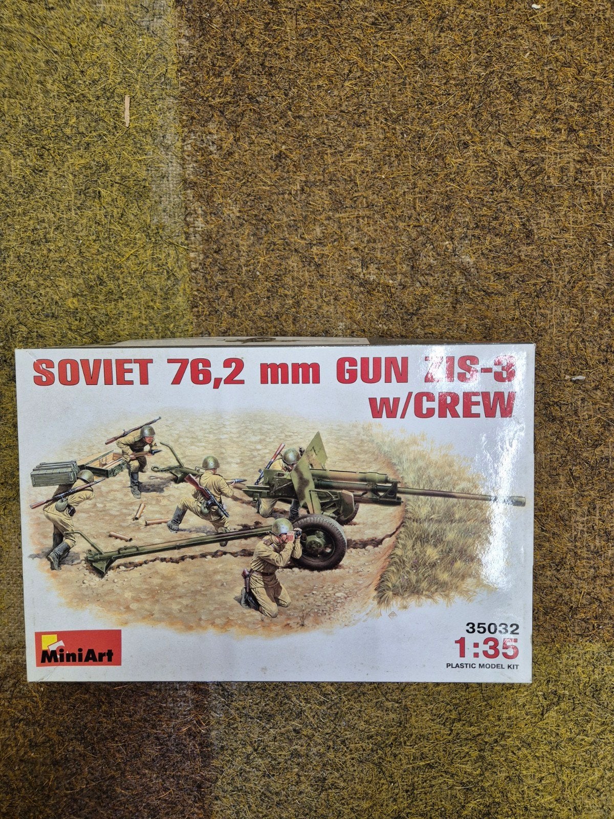 Mini Art Soviet 76.2 mm GUN zis3 w/ crew, Overige merken, Tank, 1:32 tot 1:50, Nieuw