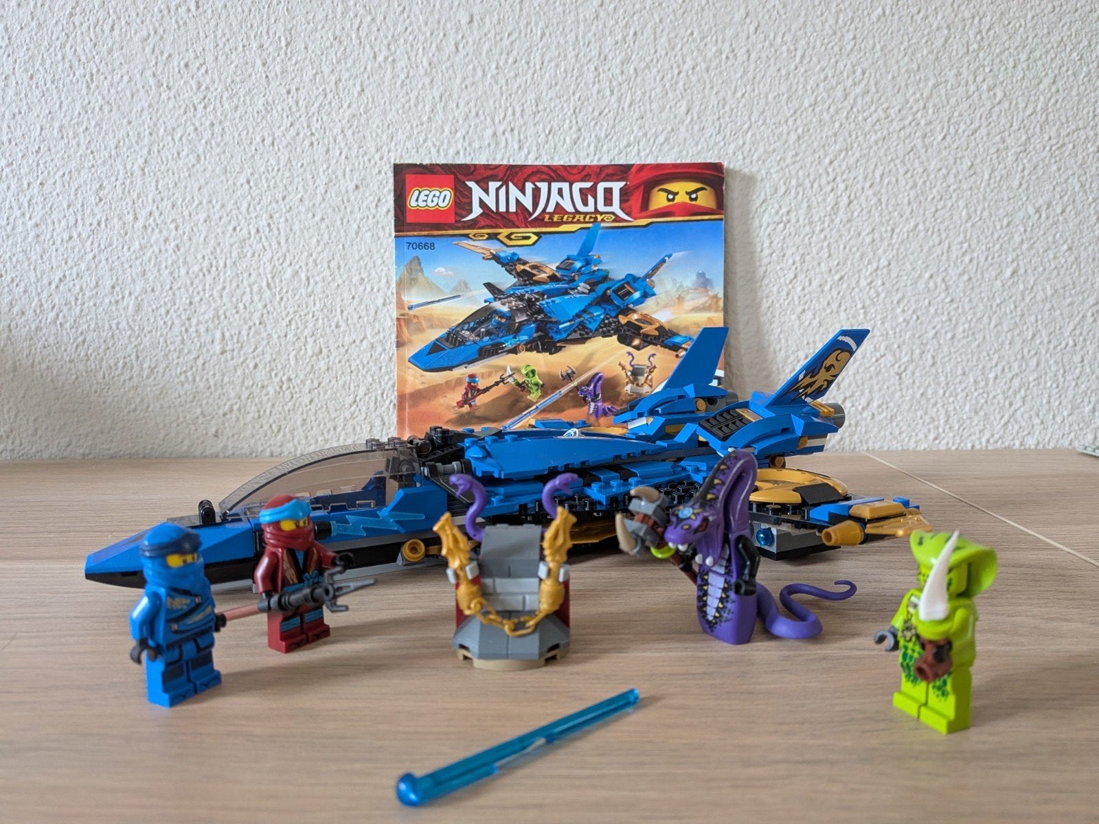 Lego 70668 - Jay's Storm Jet, Lego, Ophalen of Verzenden, Compleet, Zo goed als nieuw