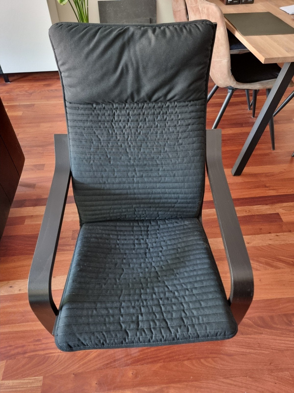 Ikea Pöang stoel izgst, Ophalen, Hout, Zwart, Zo goed als nieuw