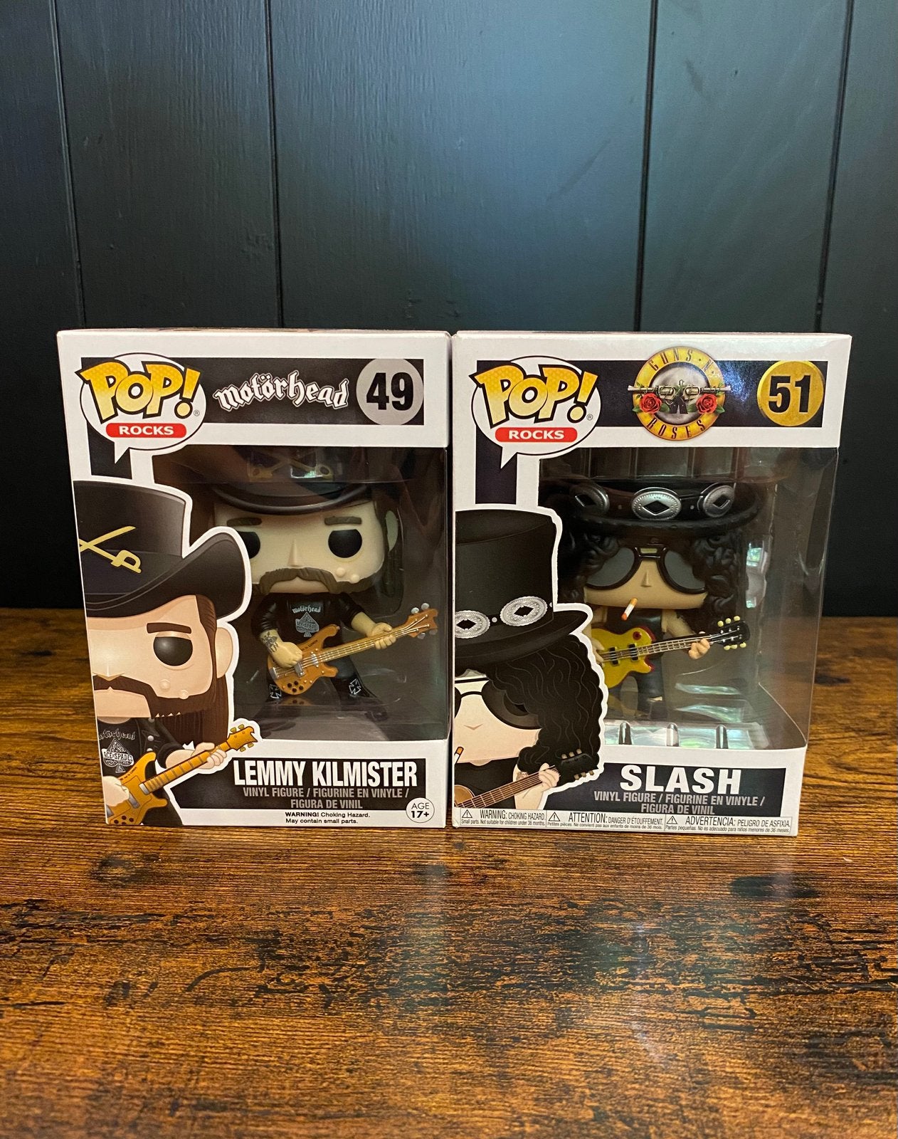 Funko Pops Lemmy Kilmister & Slash, Ophalen of Verzenden, Zo goed als nieuw