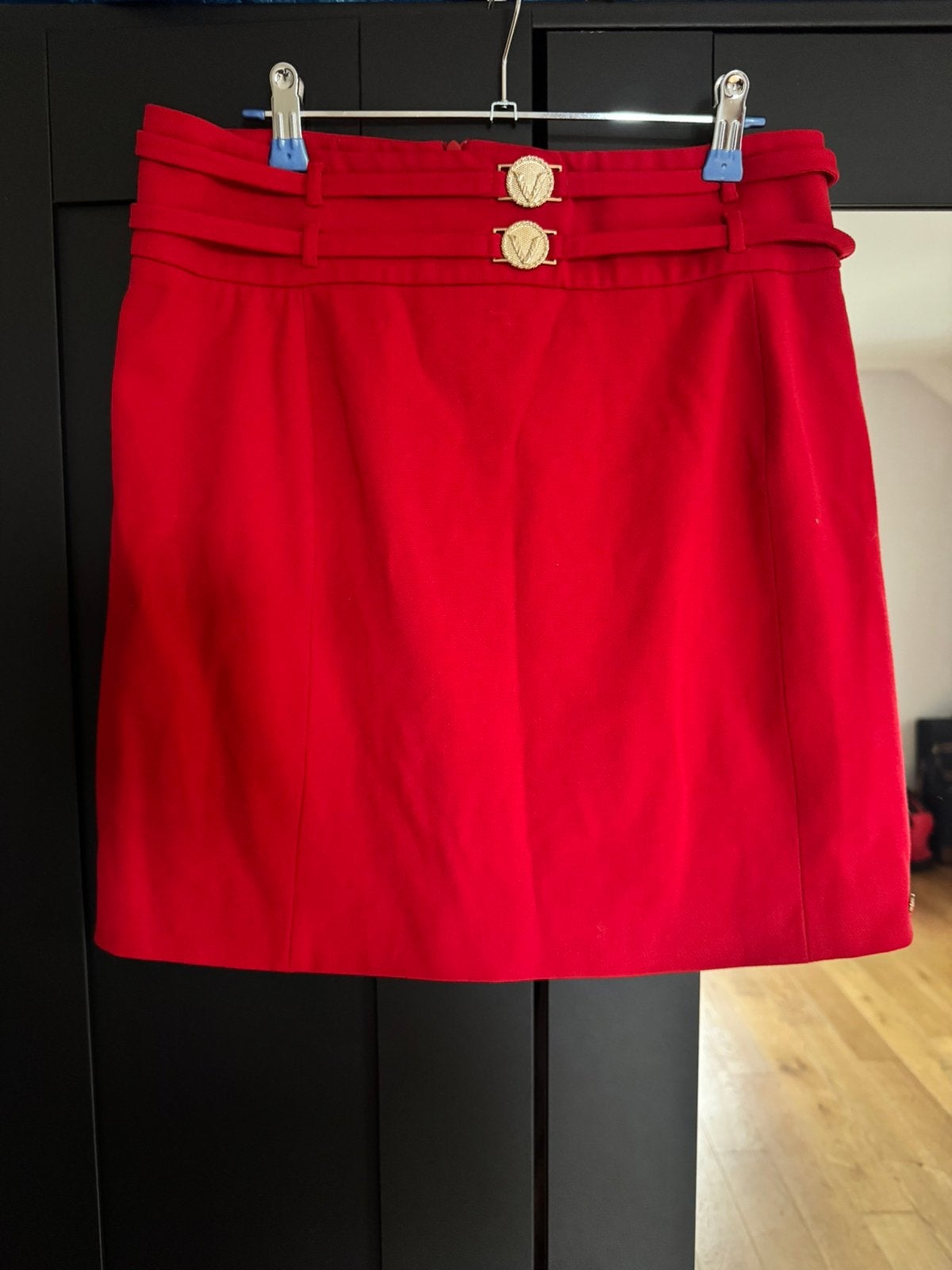 Josh V rok rood gouden details maat XL, Verzenden, Maat 46/48 (XL) of groter, Nieuw, Boven de knie