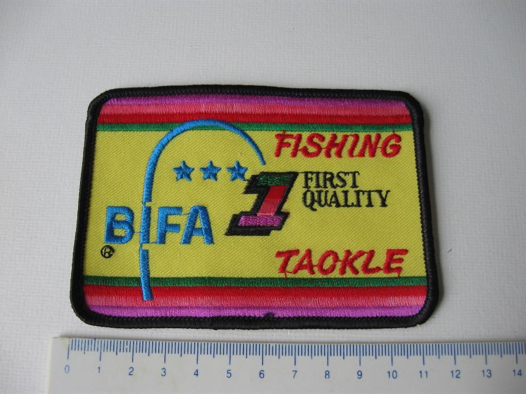 vis badge BIFA, Verzenden, Zo goed als nieuw, Overige typen