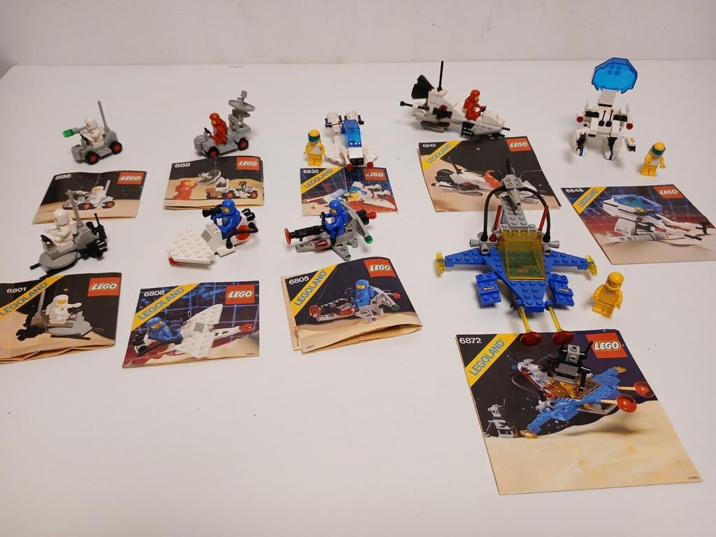 Lego space 886, 889, 6830, 6842, 6872, 6801, 6808, 6805,6848, Kinderen en Baby's, Speelgoed | Duplo en Lego, Ophalen of Verzenden