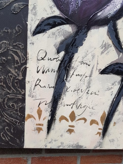 -	Schilderij tulpen groot, Ophalen of Verzenden, 'T Olde Gre-j, Info@toldegrej.nl, Endepoelstraat 20f Didam