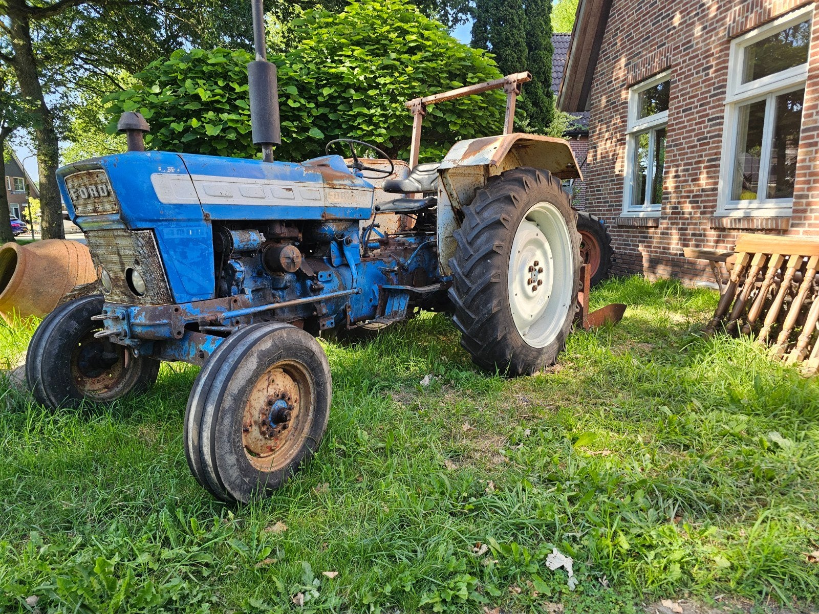 Ford 4000 tractor en Ford 2000 trekker, Ophalen, Ford, .., ...