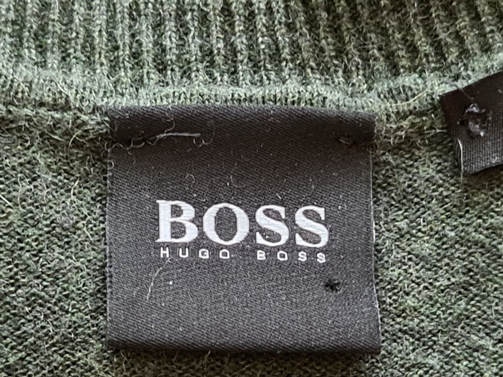 Hugo Boss trui met groene kleur maat  M, Maat 48/50 (M), Ophalen of Verzenden, Zo goed als nieuw, Hugo Boss