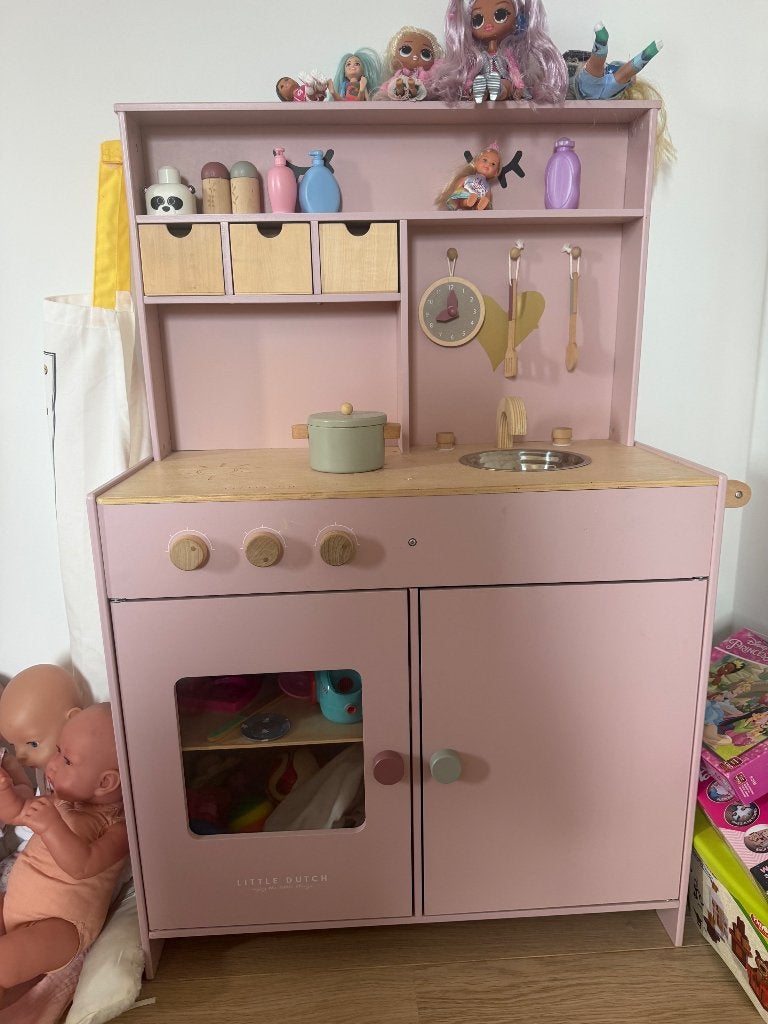 Keukentje Little dutch, Ophalen, Zo goed als nieuw, Hout, Speelkeuken