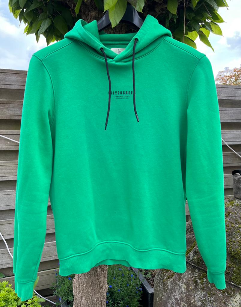 Silvercreek Hoodie groen, maat S, Ophalen of Verzenden, Zo goed als nieuw, Jongen, Trui of Vest