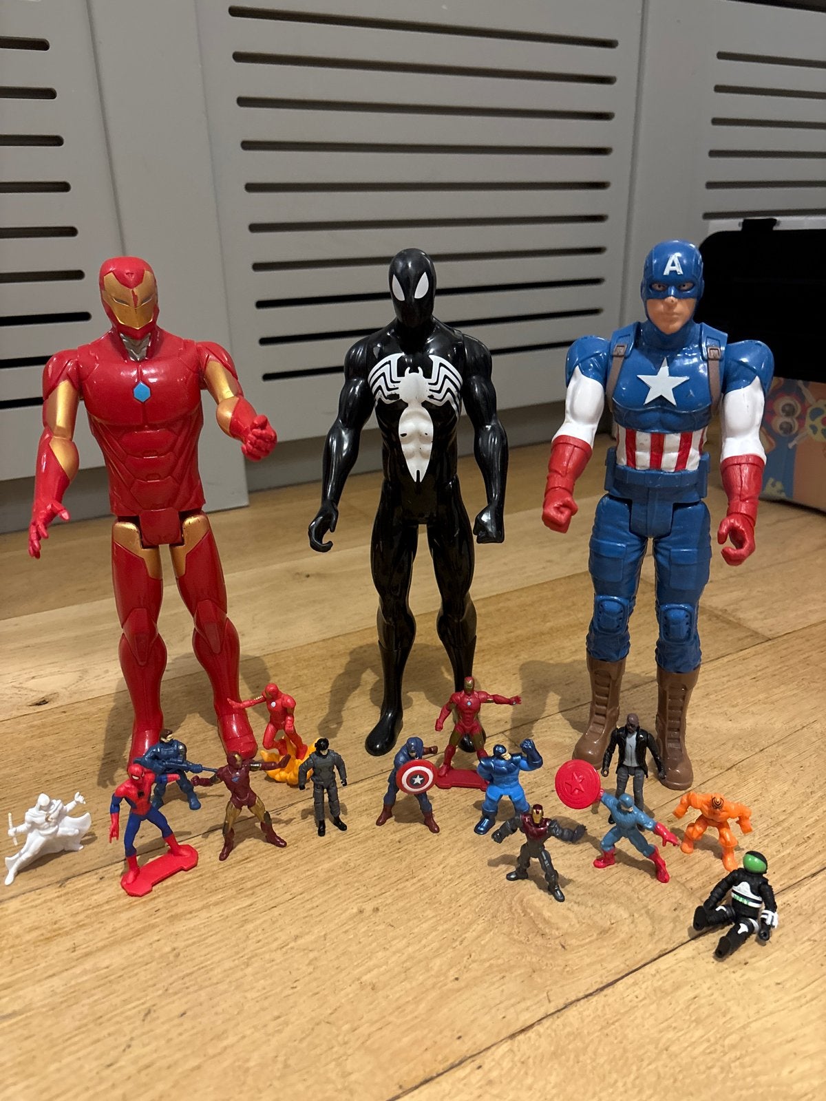 Marvel actiefiguren: Iron Man, Captain America, Venom, Ophalen of Verzenden, Gebruikt