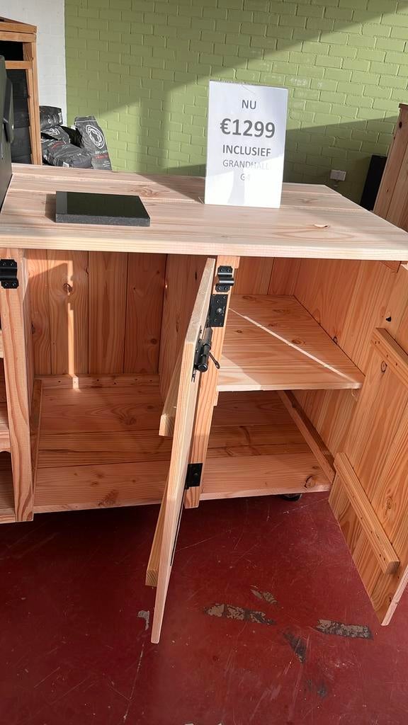 Buitenkeuken met Grandhall G4 gasbarbecue, Tuin en Terras, Buitenkeukens, Ophalen of Verzenden, Nieuw, Gas, Vrijstaand