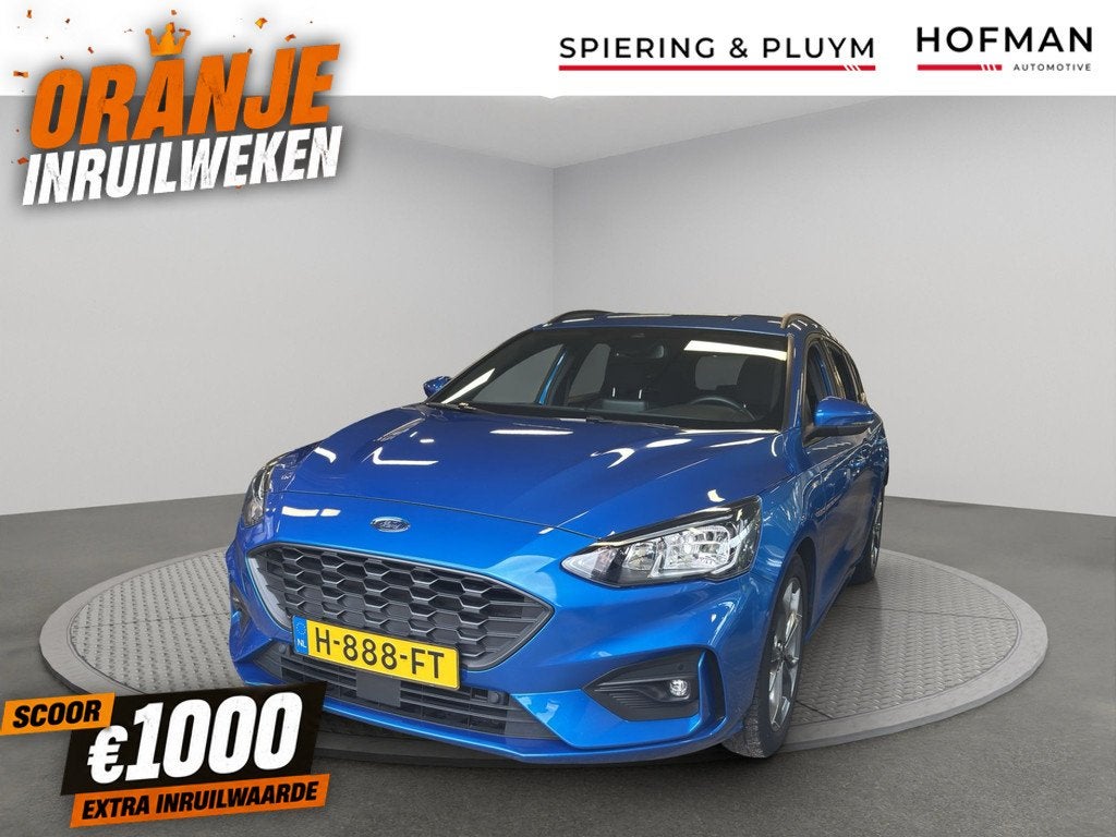 Ford FOCUS Wagon 1.5 EcoBoost ST Line150 PK Camera B&O Stoel, Blauw, Origineel Nederlands, 3 cilinders, Adaptive Cruise Control