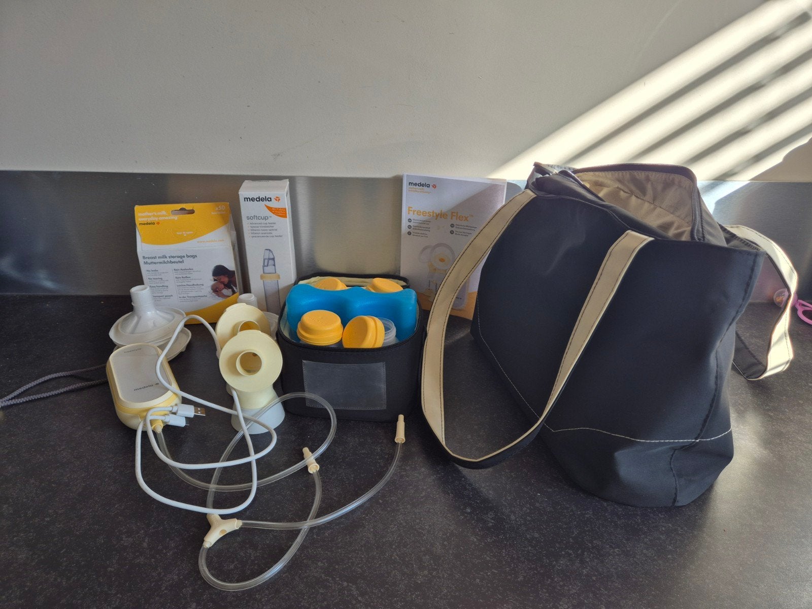 Medela Freestyle kolf - compleet en klaar voor gebruik, Ophalen