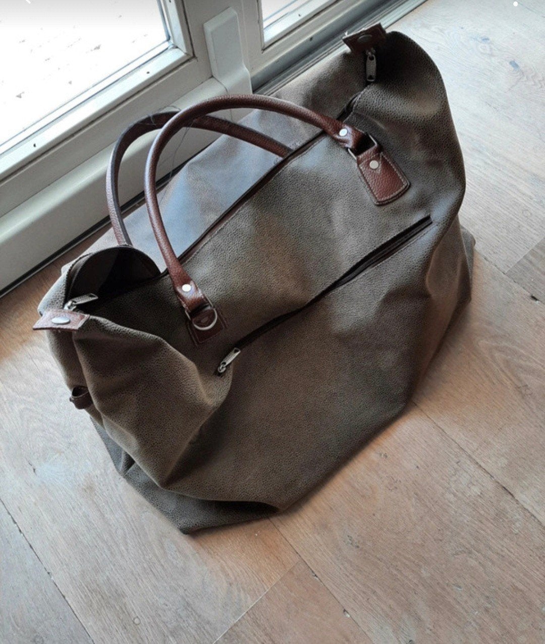 weekend tas, reistas, Ophalen, 40 tot 60 cm, 20 tot 30 cm, Bruin