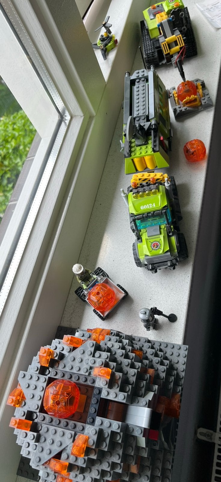 Lego city 60124 vulkaan onderzoeksbasis, City, Lego, Ophalen of Verzenden, Zo goed als nieuw