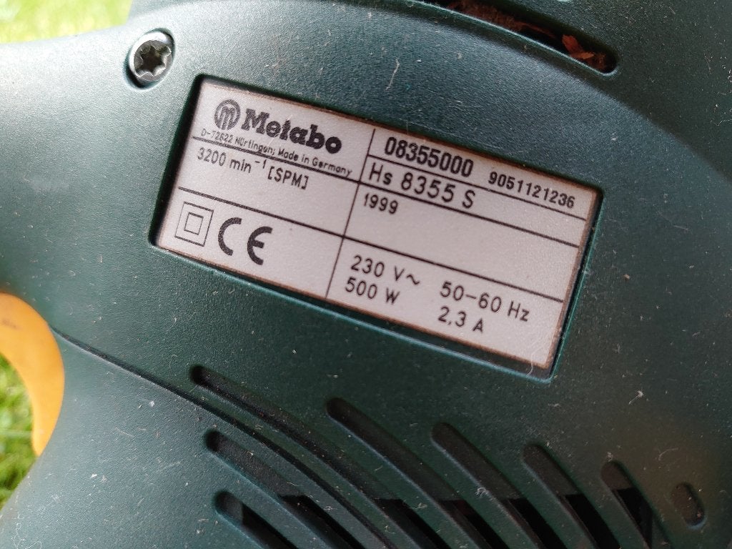 Electrische heggenschaar, Ophalen, Gebruikt, Elektrisch, Metabo