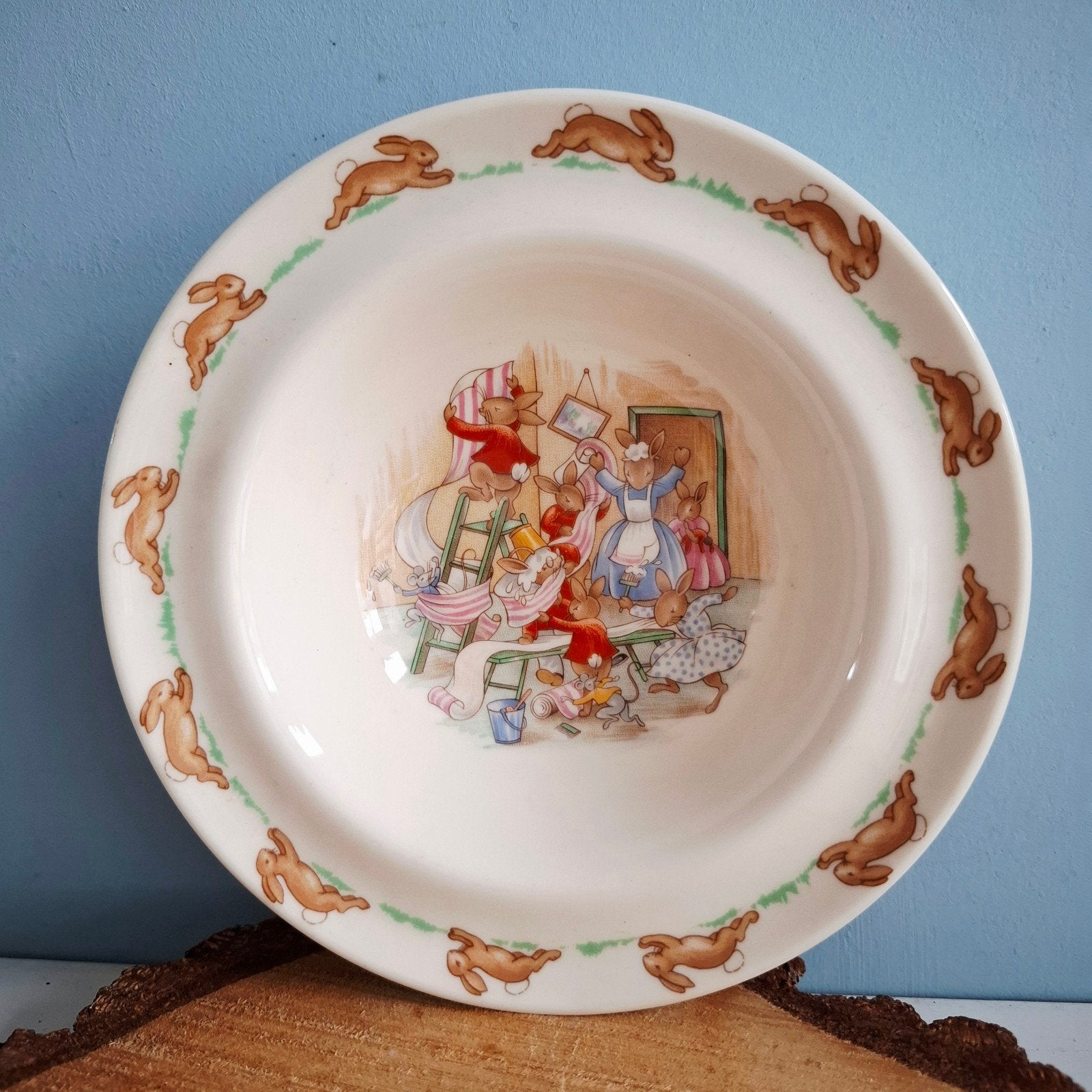 Royal Doulton 'Bunnykins', kinderbordje, Ophalen of Verzenden