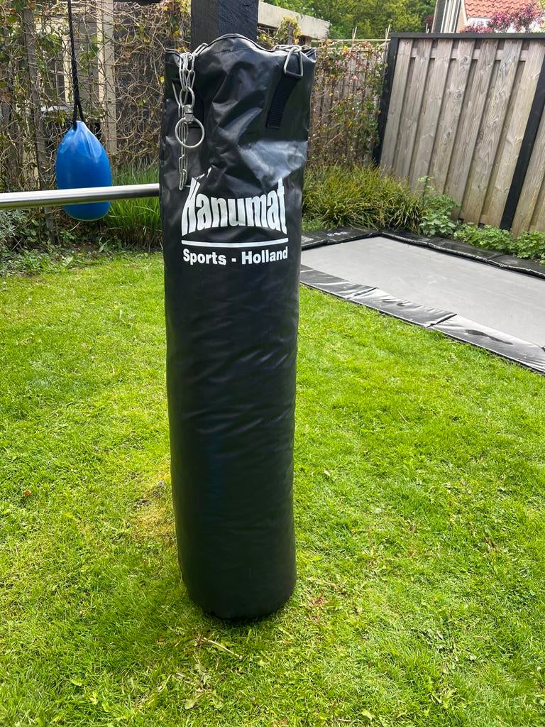 Hanumat Bokszak 150cm - Gebruikt, gevuld met zand, Sport en Fitness, Vechtsporten en Zelfverdediging, Ophalen, Gebruikt, Vechtsportmateriaal