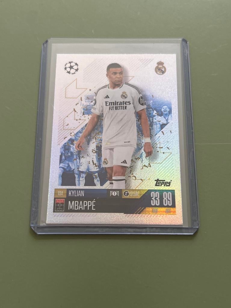 Kylian Mbappé Topps Match Attax Champions League Kaart, Ophalen of Verzenden, Zo goed als nieuw, Buitenlandse clubs, Spelerskaart
