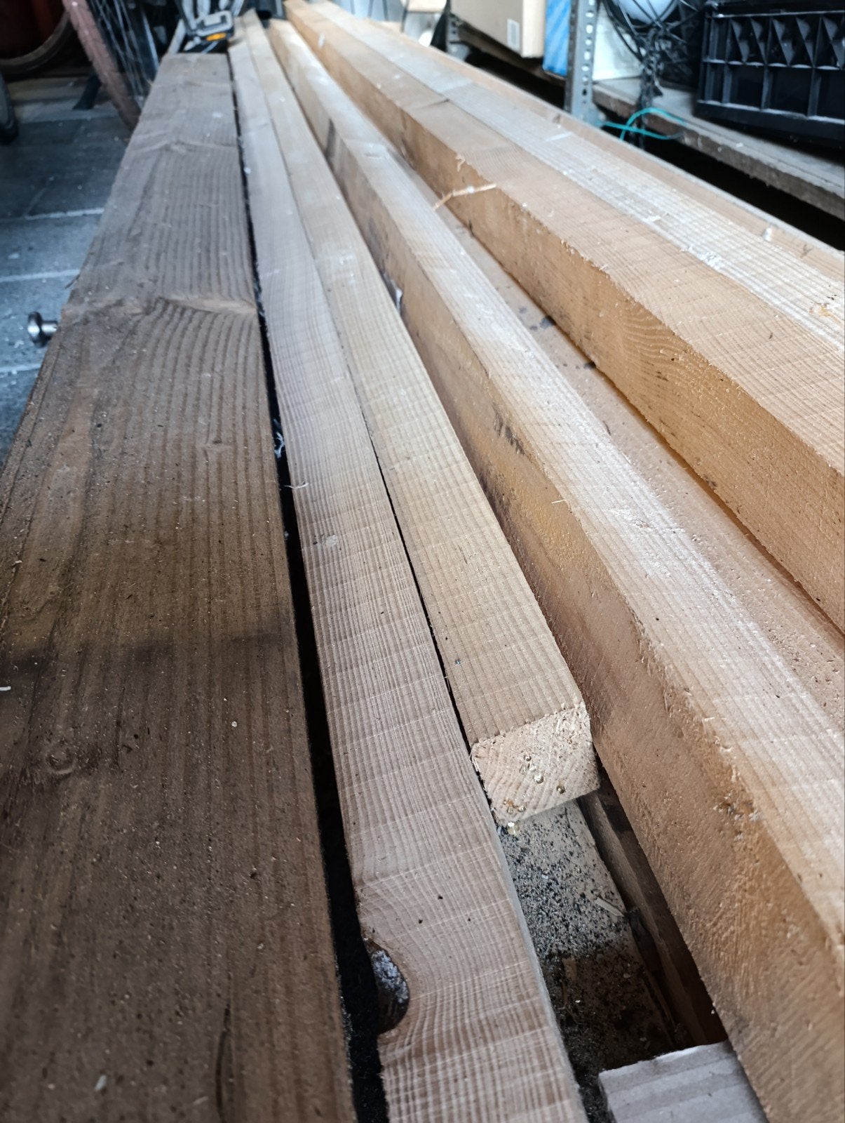 Douglas hout, ongebruikt, Ophalen, Nieuw, 250 cm of meer, Balken