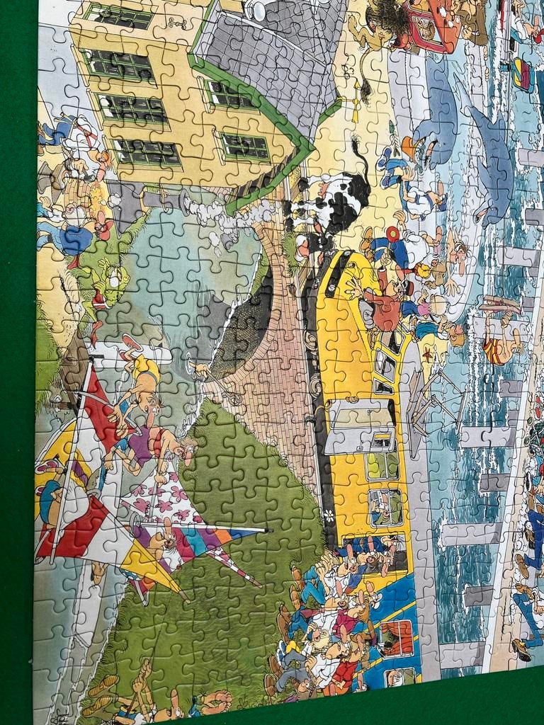 Jan van Haasteren Puzzel - 1000 stukjes, compleet., Ophalen of Verzenden, 500 t/m 1500 stukjes, Gebruikt, Legpuzzel
