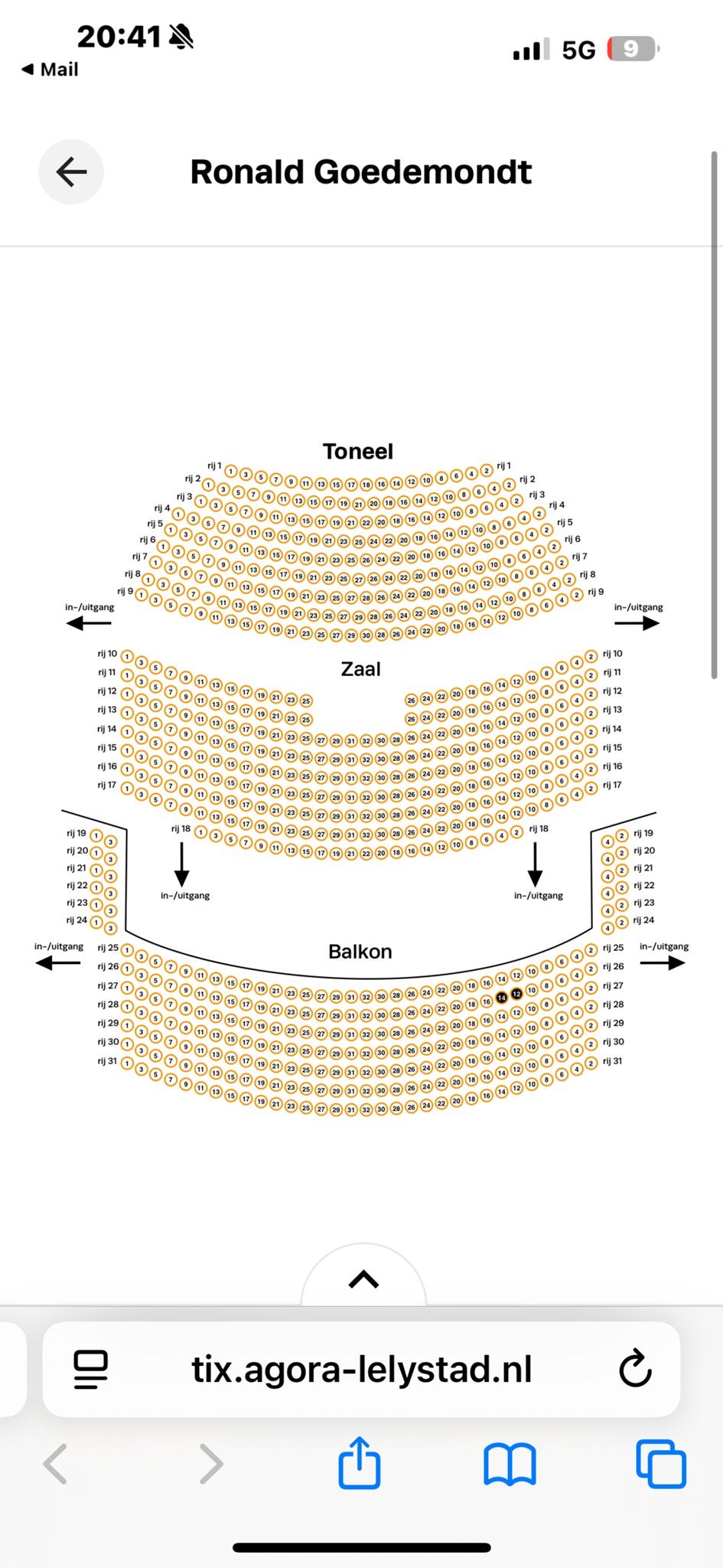 Ronaldt Goedemondt tickets Lelystad Agora Theater 11-12-2026, Twee personen, December