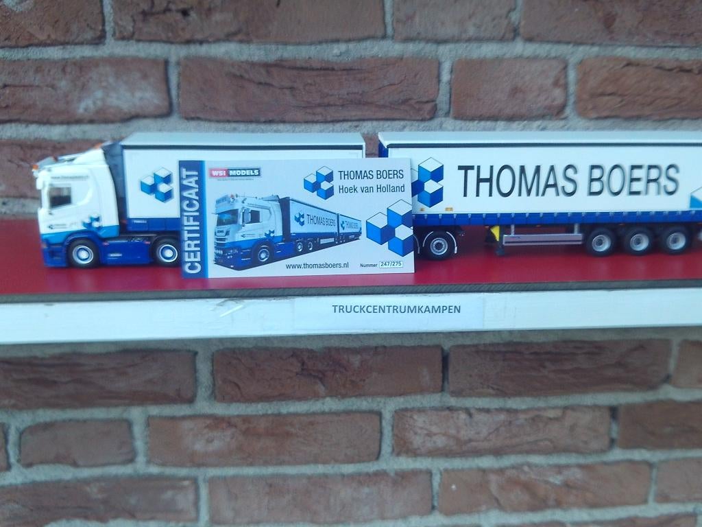 WSI  Scania  R  Normal  6 x 2  van  Thomas  Boers., Ophalen of Verzenden, Nieuw, Bus of Vrachtwagen, Wsi