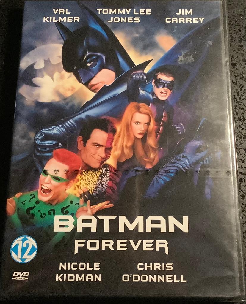 Batman Forever 1995 dvd Jim Carrey Nieuw., Cd's en Dvd's, Spaans, Frans, Actiethriller, Ophalen of Verzenden