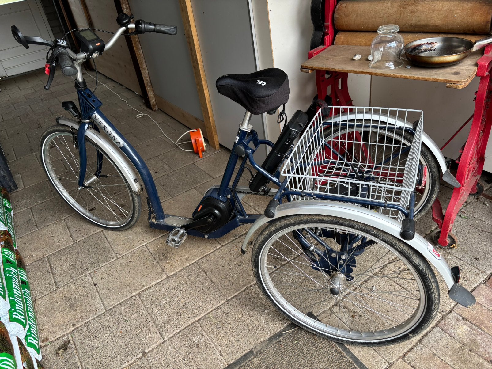 Verona 3 wielerfiets (staat in Thorn), Ophalen, Zo goed als nieuw