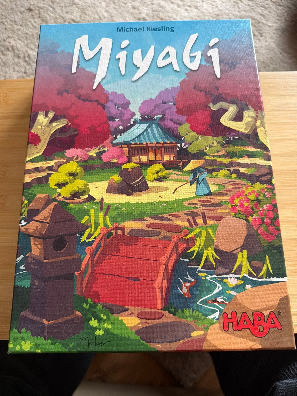 Miyabi bordspel - Zo goed als nieuw, Hobby en Vrije tijd, Gezelschapsspellen | Bordspellen, Drie of vier spelers, Ophalen of Verzenden