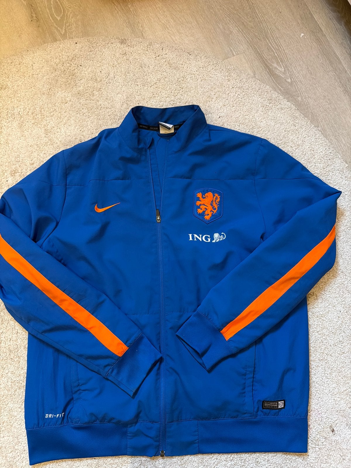 Nike Nederland Trainingsjack KNVB Oranje WK - Maat XL, Kleding | Heren, Sportkleding, Ophalen of Verzenden, Zo goed als nieuw