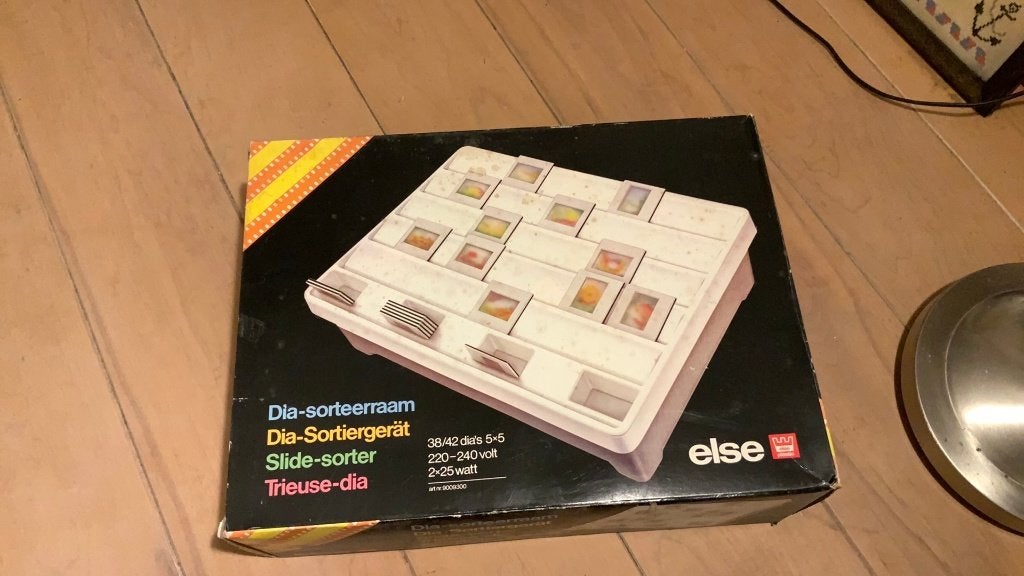 Else Dia-sorteerapparaat / Slide-sorter, Verzenden, Gebruikt, Met scherm