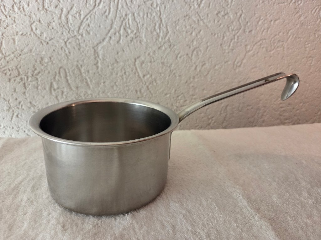 sauspannetje of steelpannetje RVS / pan, Ophalen of Verzenden, Gebruikt, Rvs, Kookpan