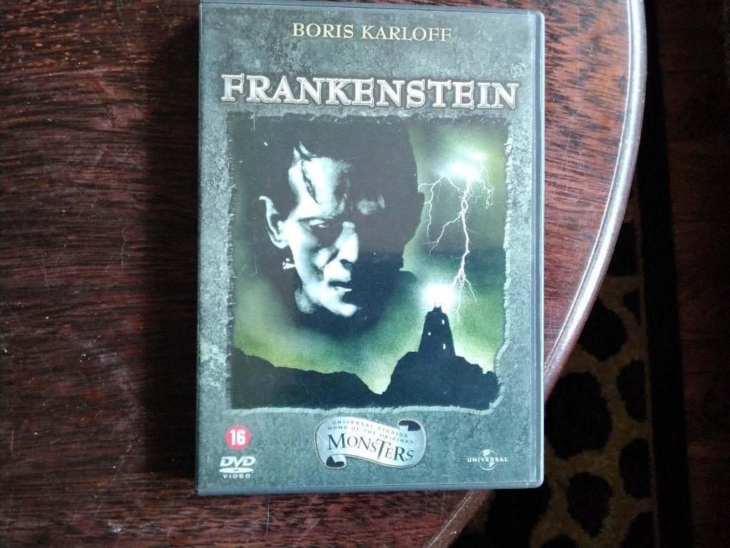Frankenstein Boris Karloff, origineel, Cd's en Dvd's, Engels, Vanaf 16 jaar, Nederlands, Monsters
